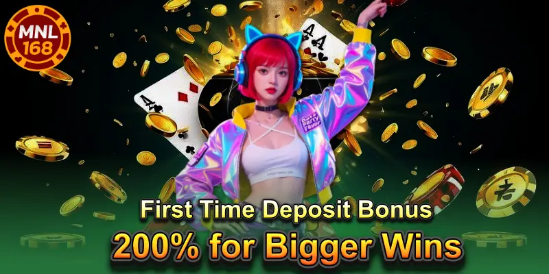 first time deposit bonus 200%